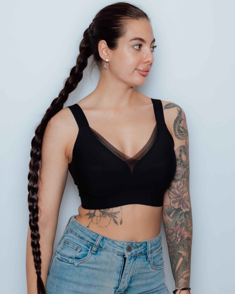 annj 20222 бюстгальтер топ бесшовный