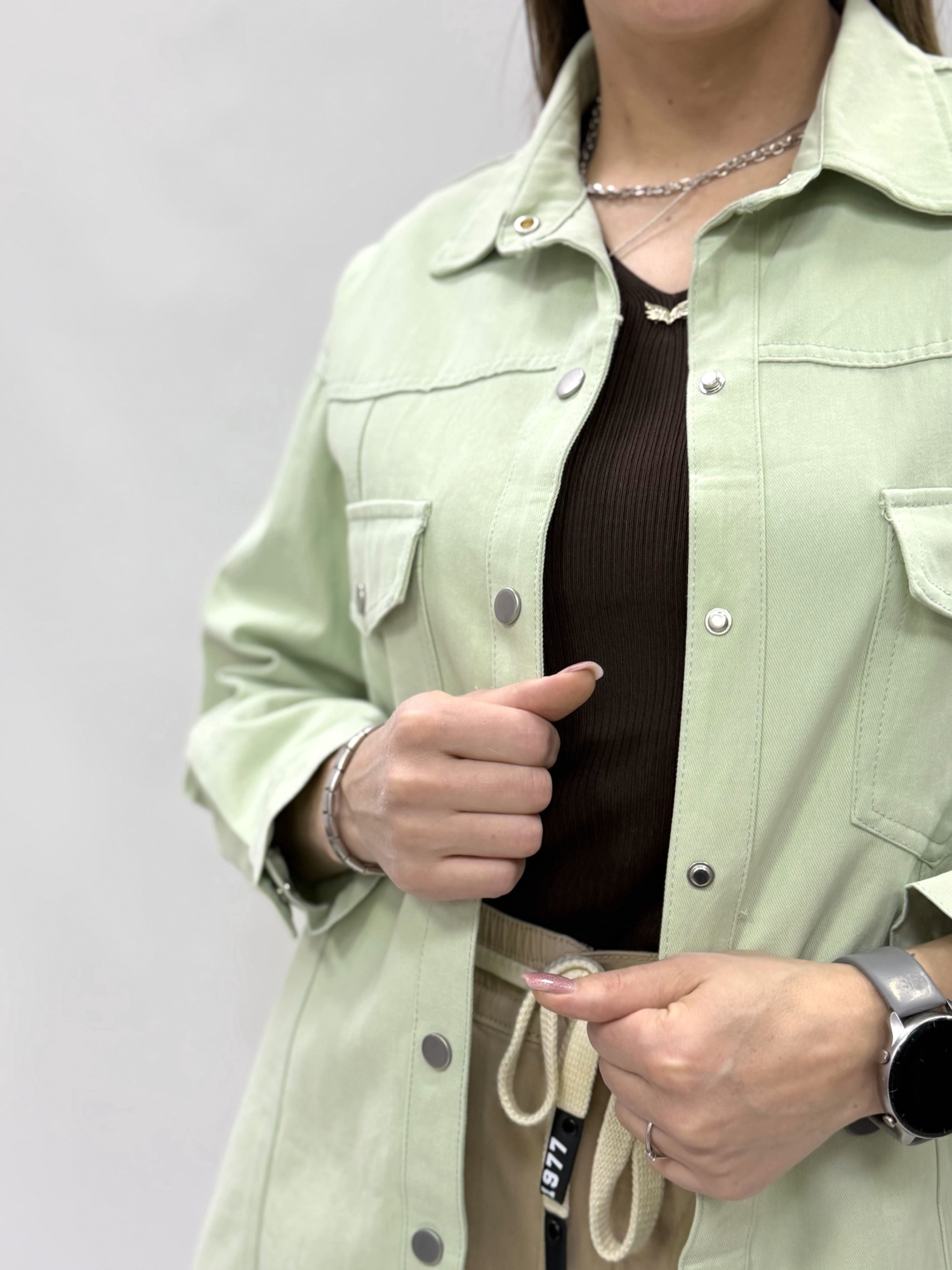 zhz f765 рубашка женская джинсовая